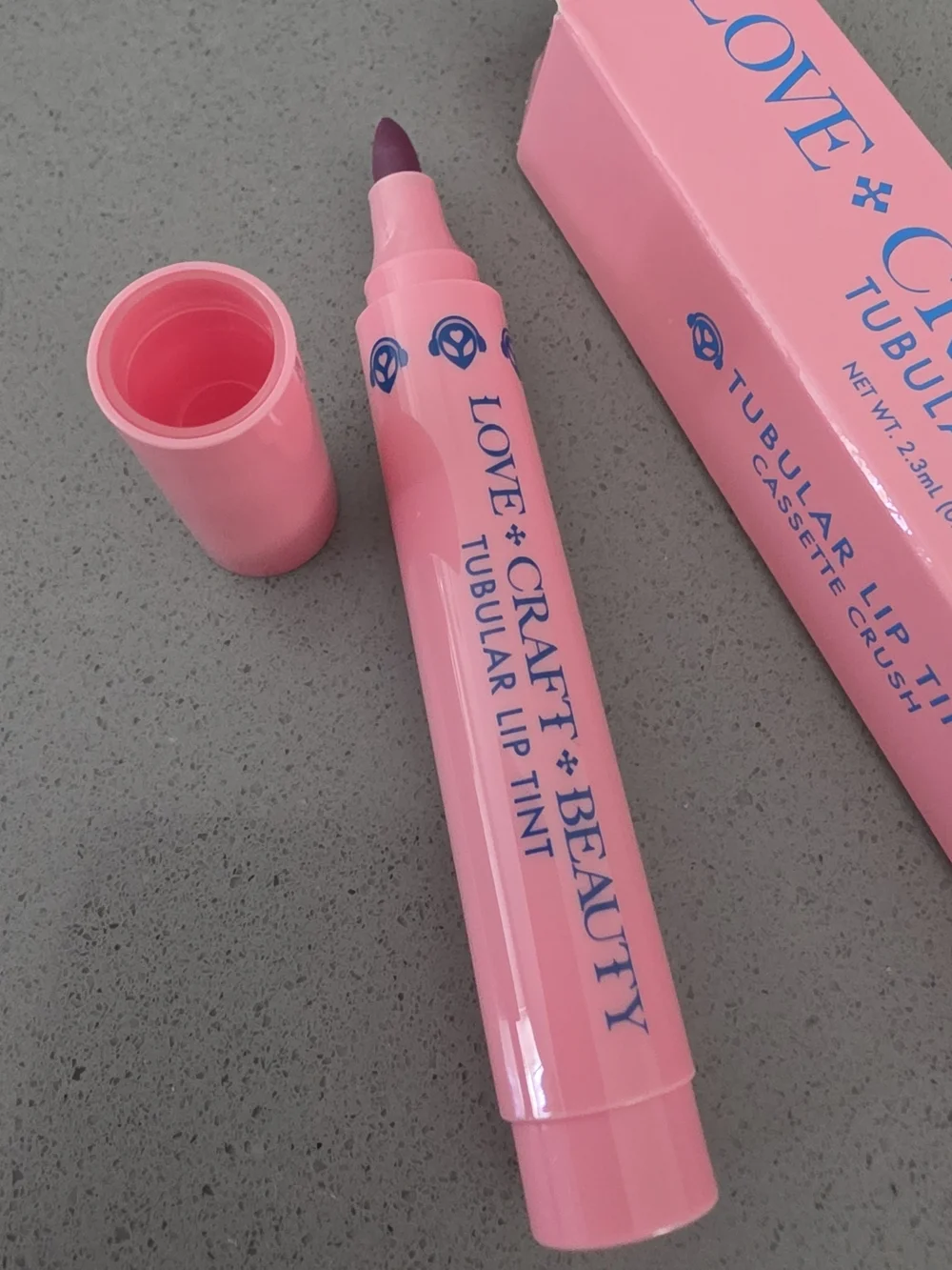 Love+Craft+Beauty | Tubular Lip Tint, Cassette Crush (Rosy Pink)